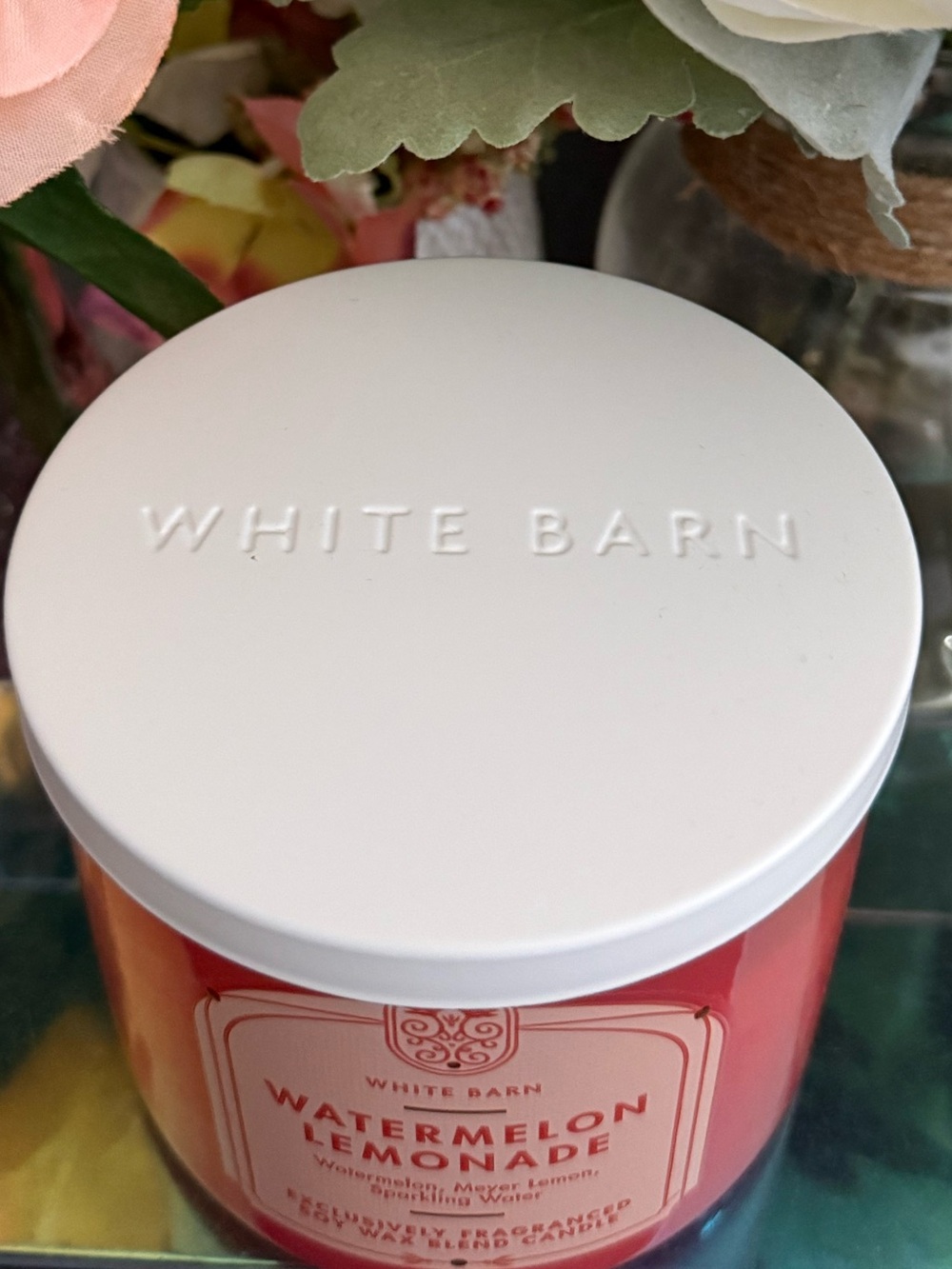 🆕🍉 WHITE BARN “WATERMELON LEMONADE” 3-WICK SCENTED CANDLE. BRAND NEW! - Picture 2 of 4